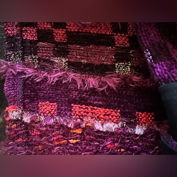 LUCILLE CRIGHTON Handwoven Artisan Jacket Size 8 - Picture 10 of 10